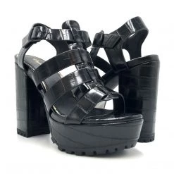 Qupid Lad-22A FLAT-SANDALS