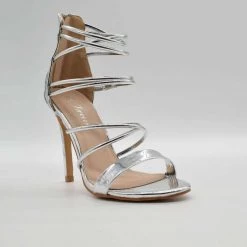 FOREVER LINK CURIOUS-14 SILVER Women Shoes Heels